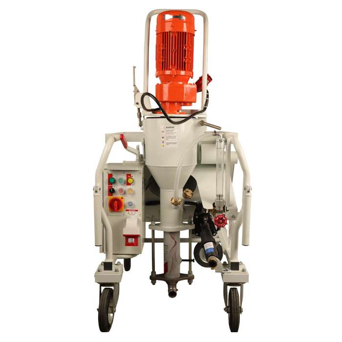 M6 Plaster Spraying Pump with Mixer Compressor and Water pump - Imagen 3
